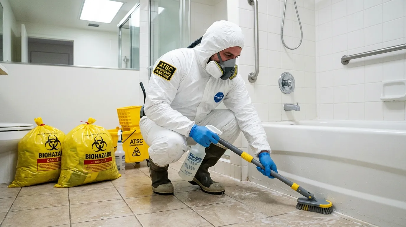 Decontamination equipment deployed for Blood Cleanup in Overlea